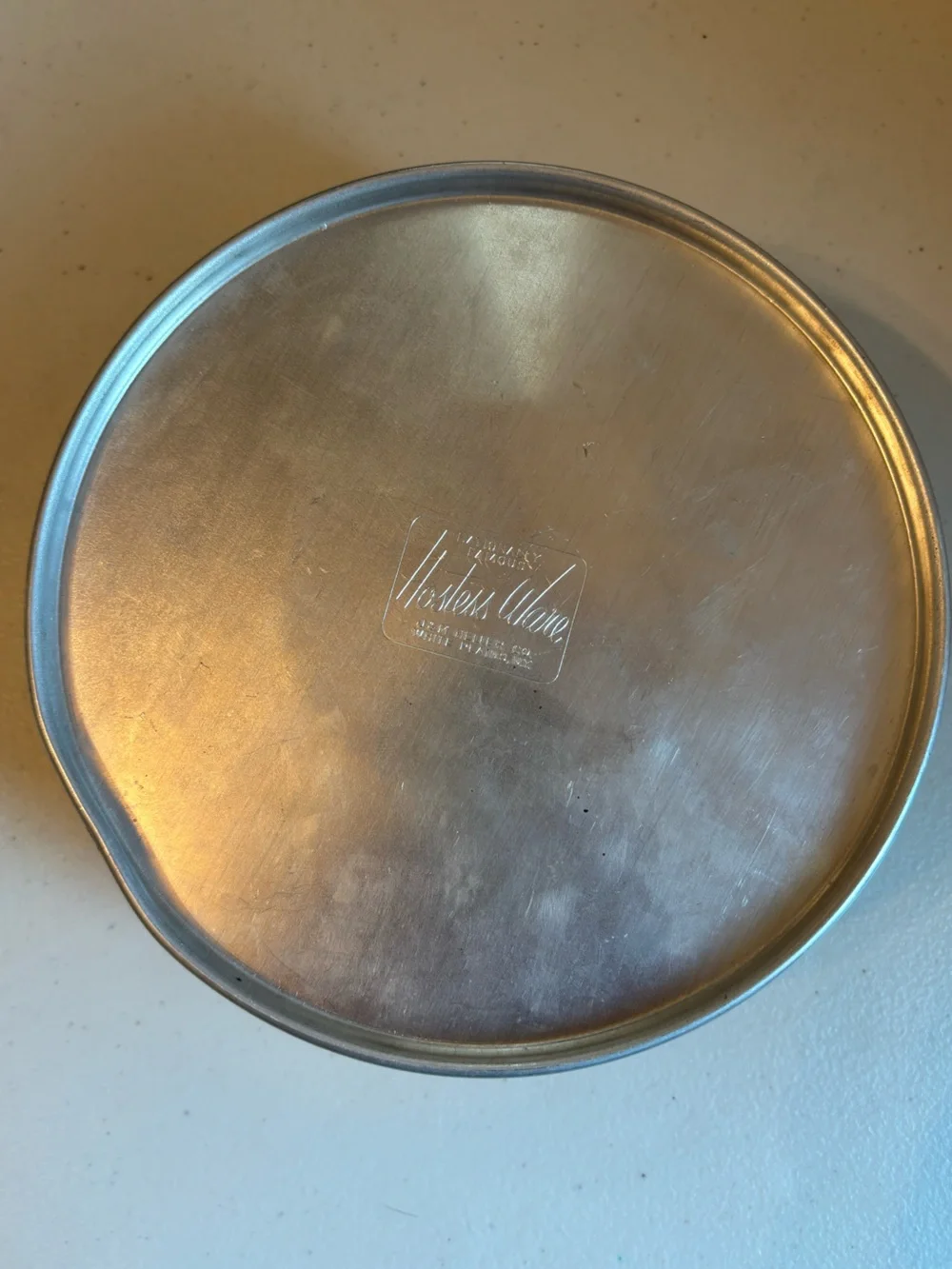 Vintage Hostess Ware rotating musical Happy Birthday plate holder